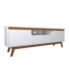 Rack Para Tv Até 60 Polegadas Albany 2 Portas 1 Gaveta Branco