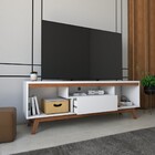 Rack Para Tv Até 60 Polegadas Albany 2 Portas 1 Gaveta Branco