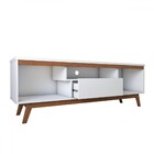 Rack Para Tv Até 60 Polegadas Albany 2 Portas 1 Gaveta Branco