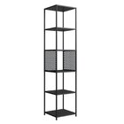 Rack Para Tv Até 60 Polegadas Com 5 Nichos Com Estante Telada