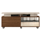 Rack Para Tv Até 60 Polegadas Com Espelho Abu Dabi Caiena Cre