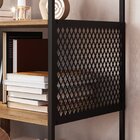 Rack Para Tv Até 60 Polegadas Com Estante Telada Preto / Mel