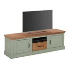 Rack Para Tv Até 60 Polegadas Em Madeira Maciça 1 Gaveta 2 Po