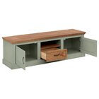 Rack Para Tv Até 60 Polegadas Em Madeira Maciça 1 Gaveta 2 Po