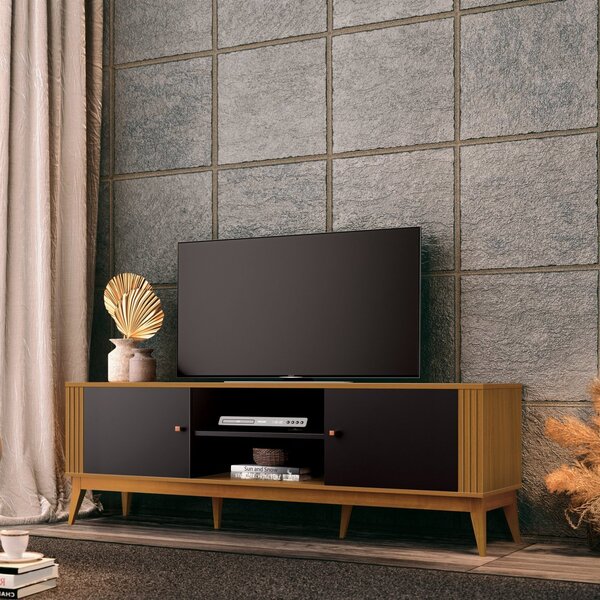 Rack Para Tv Até 60 Polegadas Legacy 1.6  Preto/naturalle