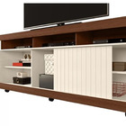 Rack Para Tv Até 60 Polegadas Lev 160 Cor Caiena Creme Dj Móv