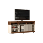 Rack Para Tv Até 60 Polegadas Lev 160 Cor Caiena Creme Dj Móv