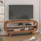 Rack Para Tv Até 60 Polegadas Mdf 133,5cm Usinado Em Theo Cin