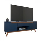 Rack Para Tv Até 60 Polegadas Navy 2 Portas 1 Gaveta Azul - P
