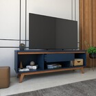 Rack Para Tv Até 60 Polegadas Navy 2 Portas 1 Gaveta Azul - P