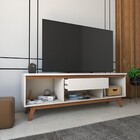 Rack Para Tv Até 60 Polegadas Navy 2 Portas 1 Gaveta Off Whit