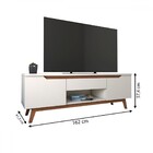 Rack Para Tv Até 60 Polegadas Navy 2 Portas 1 Gaveta Off Whit