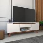 Rack Para Tv Até 60 Polegadas Navy 2 Portas 1 Gaveta Off Whit