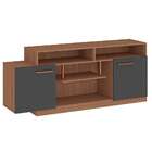 Rack Para Tv Até 60 Polegadas Otto 2 Portas Manchester/grafit