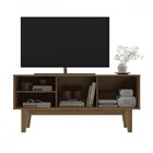 Rack Para Tv Até 60 Polegadas Ripado Naturalle/cristalo - Dec