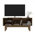 Rack Para Tv Até 60 Polegadas Ripado Naturalle/petra - Decibal