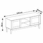 Rack Para Tv Até 60 Polegadas Safira 2 Portas 2 Nichos Champa