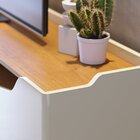 Rack Para Tv Até 60 Polegadas Studio Off White/nature