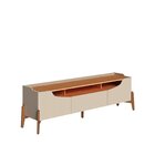 Rack Para Tv Até 60 Polegadas Studio Off White/nature