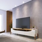 Rack Para Tv Até 60 Polegadas Studio Off White/nature