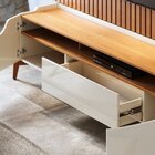 Rack Para Tv Até 60 Polegadas Studio Off White/nature