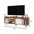 Rack Para Tv Até 60 Poletagas 1 Porta Roma Atualle