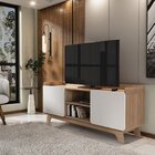 Rack Para Tv Até 65 Polegadas 100% Mdf 150cm Jhon Freijó/bran