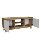 Rack Para Tv Até 65 Polegadas 100% Mdf 150cm Jhon Freijó/bran