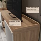 Rack Para Tv Até 65 Polegadas 100% Mdf 150cm Jhon Freijó/bran