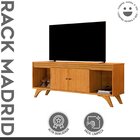 Rack Para Tv Até 65 Polegadas 100% Mdf 2 Portas 160cm Ripado
