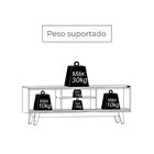 Rack Para Tv Até 65 Polegadas 164cm Atlas Cumaru/opala