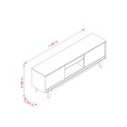 Rack Para Tv Até 65 Polegadas 164cm Atlas Cumaru/opala