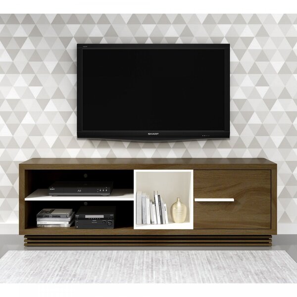 Rack Para Tv Até 65 Polegadas 1 Nicho 2 Prateleiras 1 Porta T