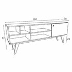 Rack Para Tv Até 65 Polegadas 1 Porta 5 Nichos 160cm Phoenix