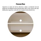 Rack Para Tv Até 65 Polegadas 2 Gavetas 1 Porta 4 Nichos Mich