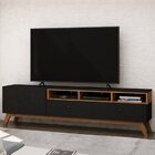 Rack Para Tv Até 65 Polegadas 2 Gavetas 3 Nichos Texas 180 Pé