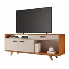 Rack Para Tv Até 65 Polegadas 2 Portas 1 Gaveta Impar  Cinamo