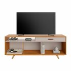 Rack Para Tv Até 65 Polegadas 2 Portas 1 Gaveta Impar  Cinamo