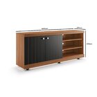 Rack Para Tv Até 65 Polegadas 2 Portas 3 Nichos Floripa Colib