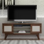 Rack Para Tv Até 65 Polegadas 2 Portas 3 Prateleiras Detroit