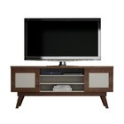 Rack Para Tv Até 65 Polegadas 2 Portas 3 Prateleiras Detroit