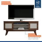 Rack Para Tv Até 65 Polegadas 2 Portas 3 Prateleiras Detroit