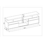 Rack Para Tv Até 65 Polegadas 2 Portas Com Espelho Recife Lin