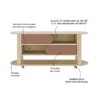 Rack Para Tv Até 65 Polegadas 2 Portas De Correr 150 Cm Mundi