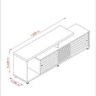 Rack Para Tv Até 65 Polegadas 2 Portas Frizz Madetec Imperial