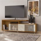 Rack Para Tv Até 65 Polegadas 2 Portas Frizz Madetec Naturale