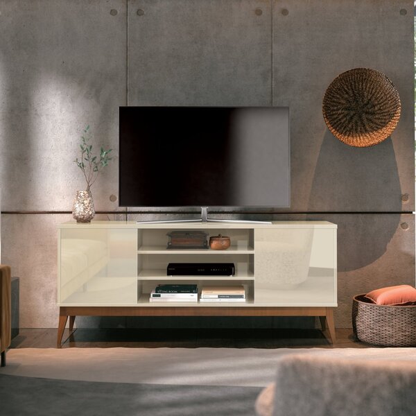 Rack Para Tv Até 65 Polegadas 2 Portas Titan   Off White