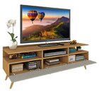 Rack Para Tv Até 65 Polegadas 3 Portas Pés Palito Paris Felli