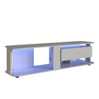 Rack Para Tv Até 65 Polegadas Com 1 Gaveta E Iluminação Em Le