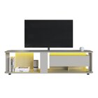 Rack Para Tv Até 65 Polegadas Com 1 Gaveta E Iluminação Em Le